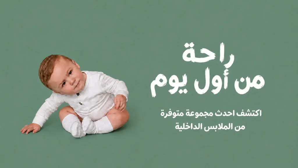 راحة من أول يوم مع أحدث الملابس الداخلية للأطفال