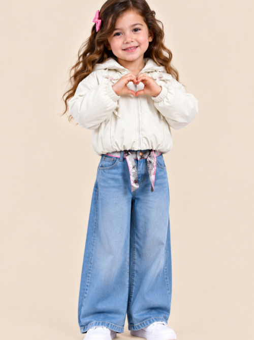 جاكيت 1453 ابيض-1 جاكيت Little Bow