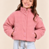 جاكيت 1501 بينك-2 جاكيت Flora Pink