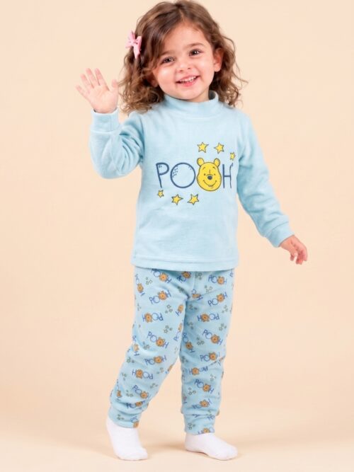 دفاية ستار لبني دب بناتي-01 بيجامة Pooh Bear